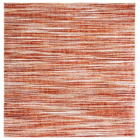 Safavieh 6 ft. 7 in. x 6 ft. 7 in. Lagoon Power Loomed Square Area Rug Gold & Ivory LGN243D-7SQ